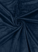 Solid Minky Polyester Fabric - Solid, 58" Width (1 Yard)