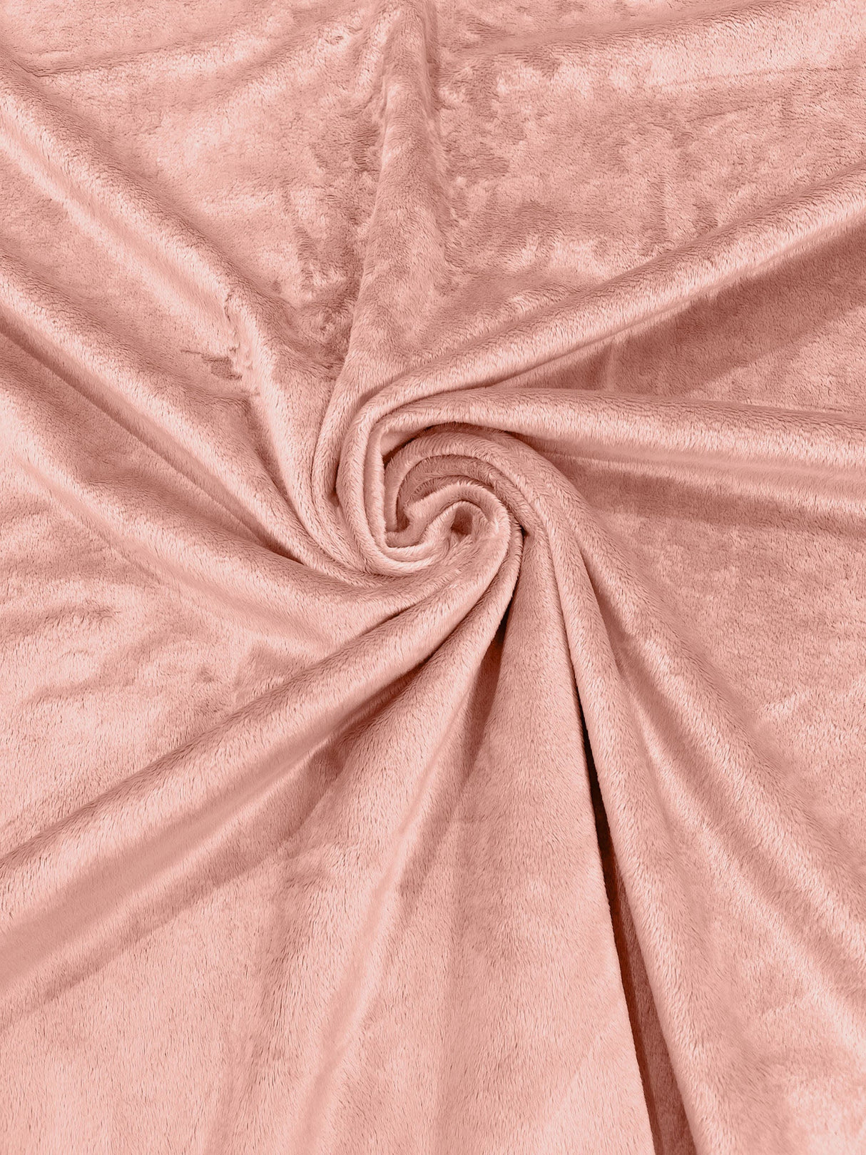 Solid Minky Polyester Fabric - Solid, 58" Width (1 Yard)