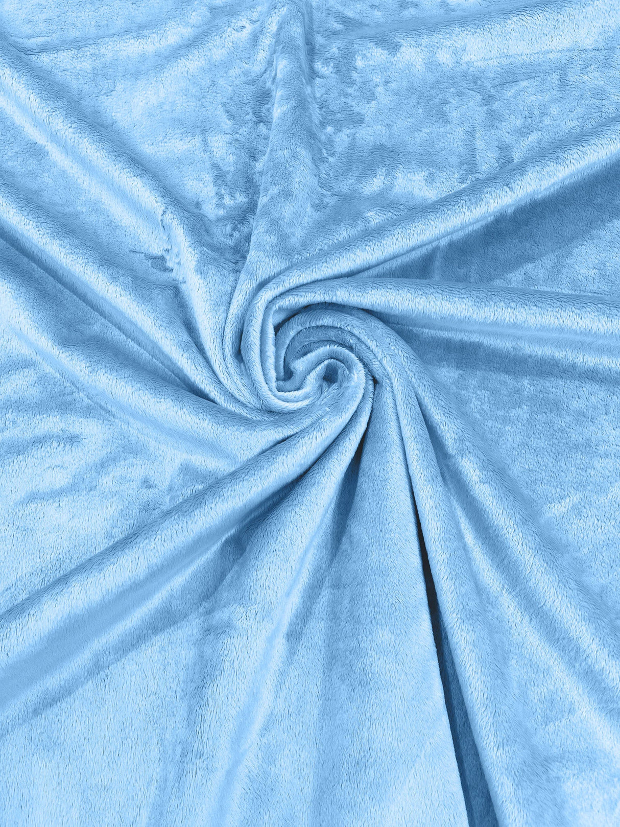 Solid Minky Polyester Fabric - Solid, 58" Width (1 Yard)