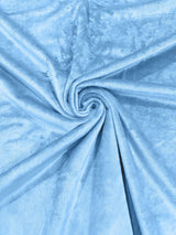 Solid Minky Polyester Fabric - Solid, 58" Width (1 Yard)