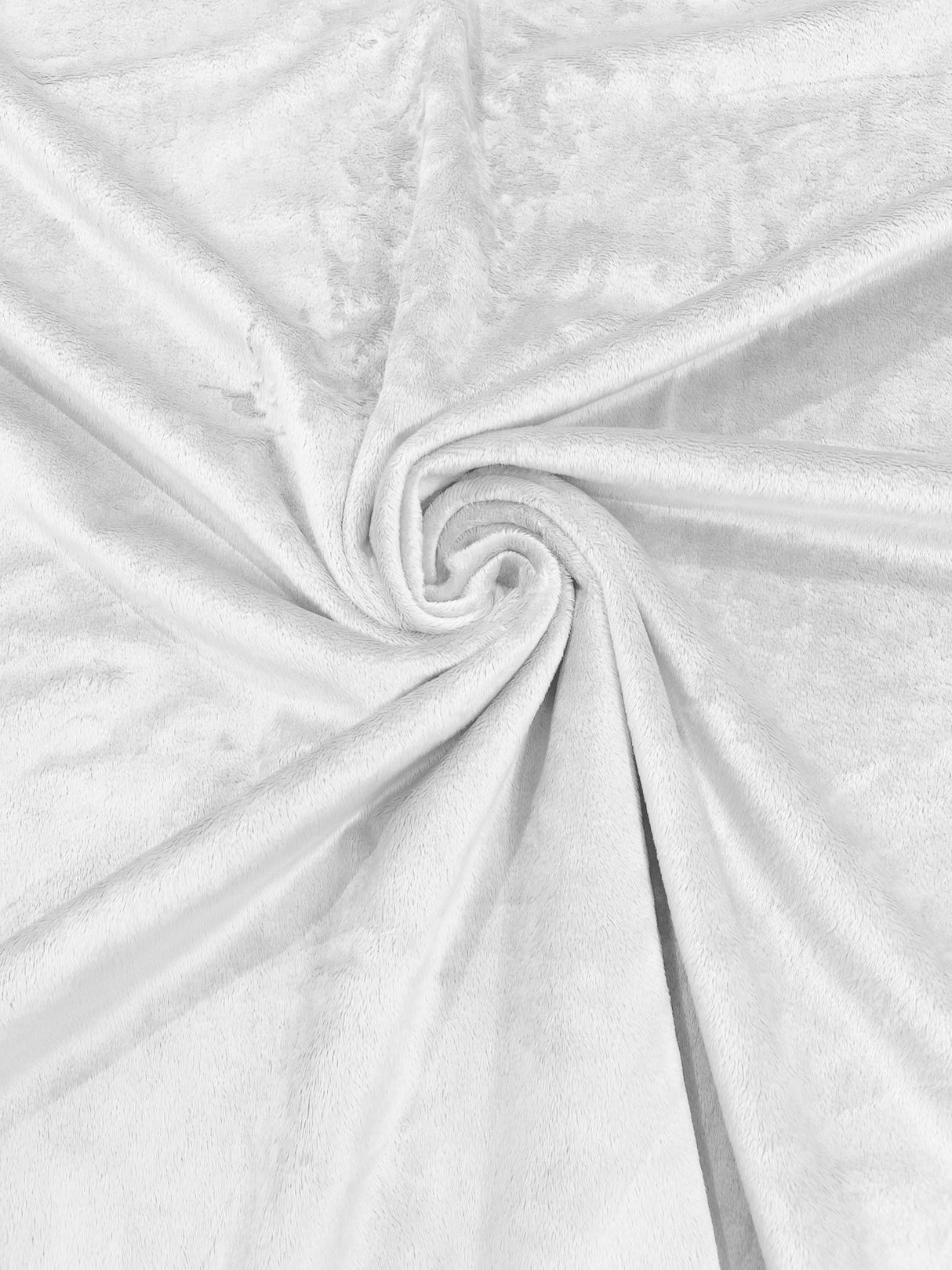 Solid Minky Polyester Fabric - Solid, 58" Width (1 Yard)