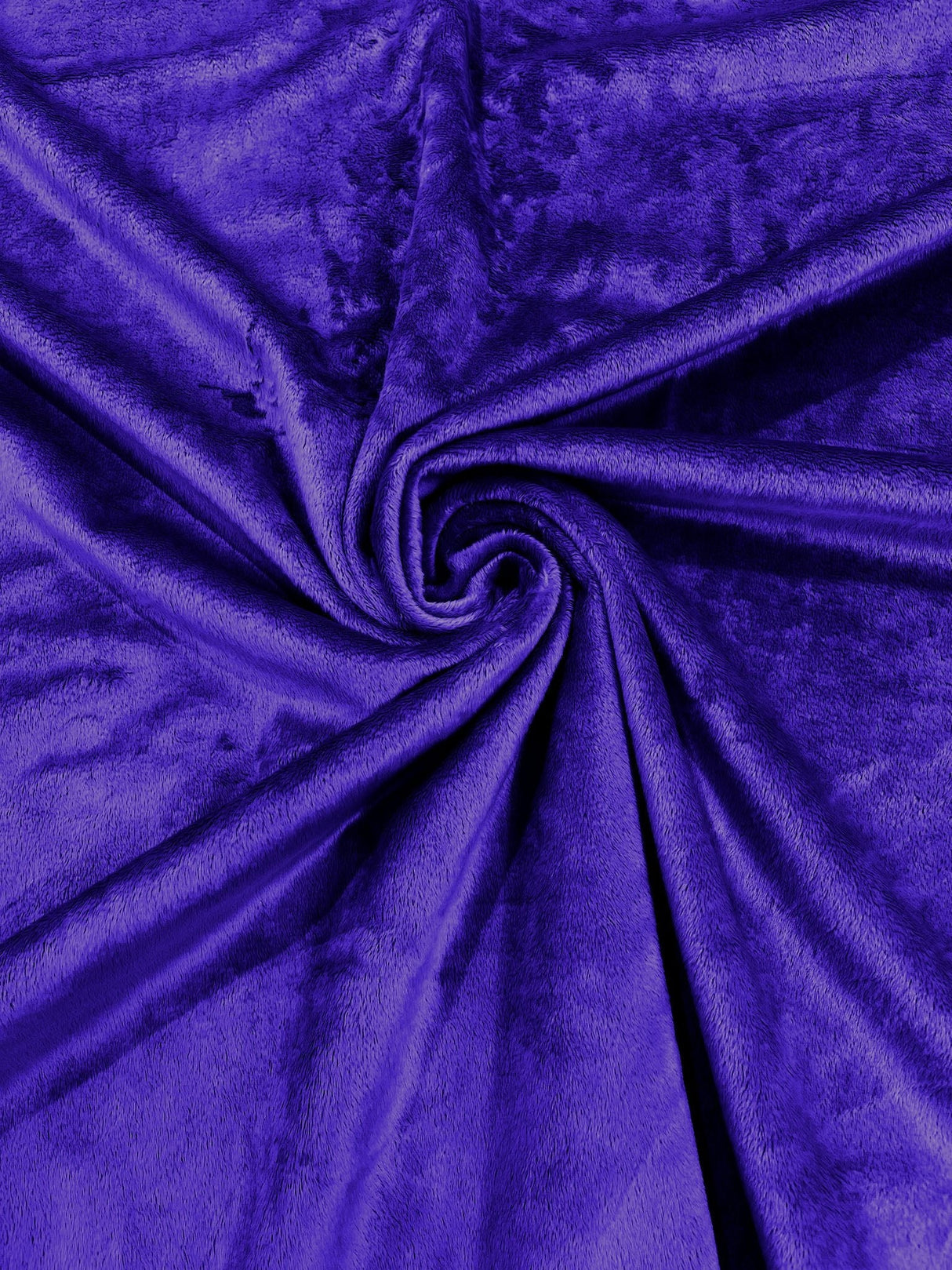 Solid Minky Polyester Fabric - Solid, 58" Width (1 Yard)