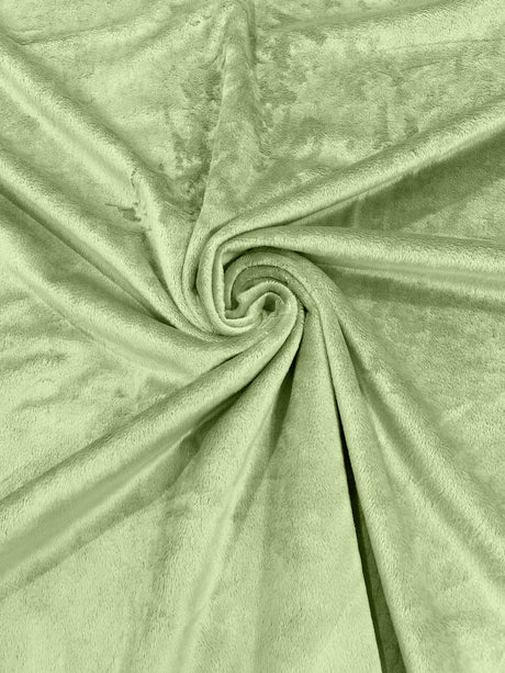 Solid Minky Polyester Fabric - Solid, 58" Width (1 Yard)