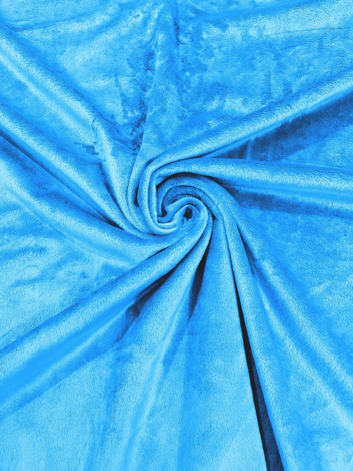 Solid Minky Polyester Fabric - Solid, 58" Width (1 Yard)