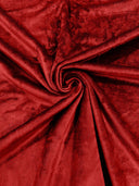 Solid Minky Polyester Fabric - Solid, 58" Width (1 Yard)