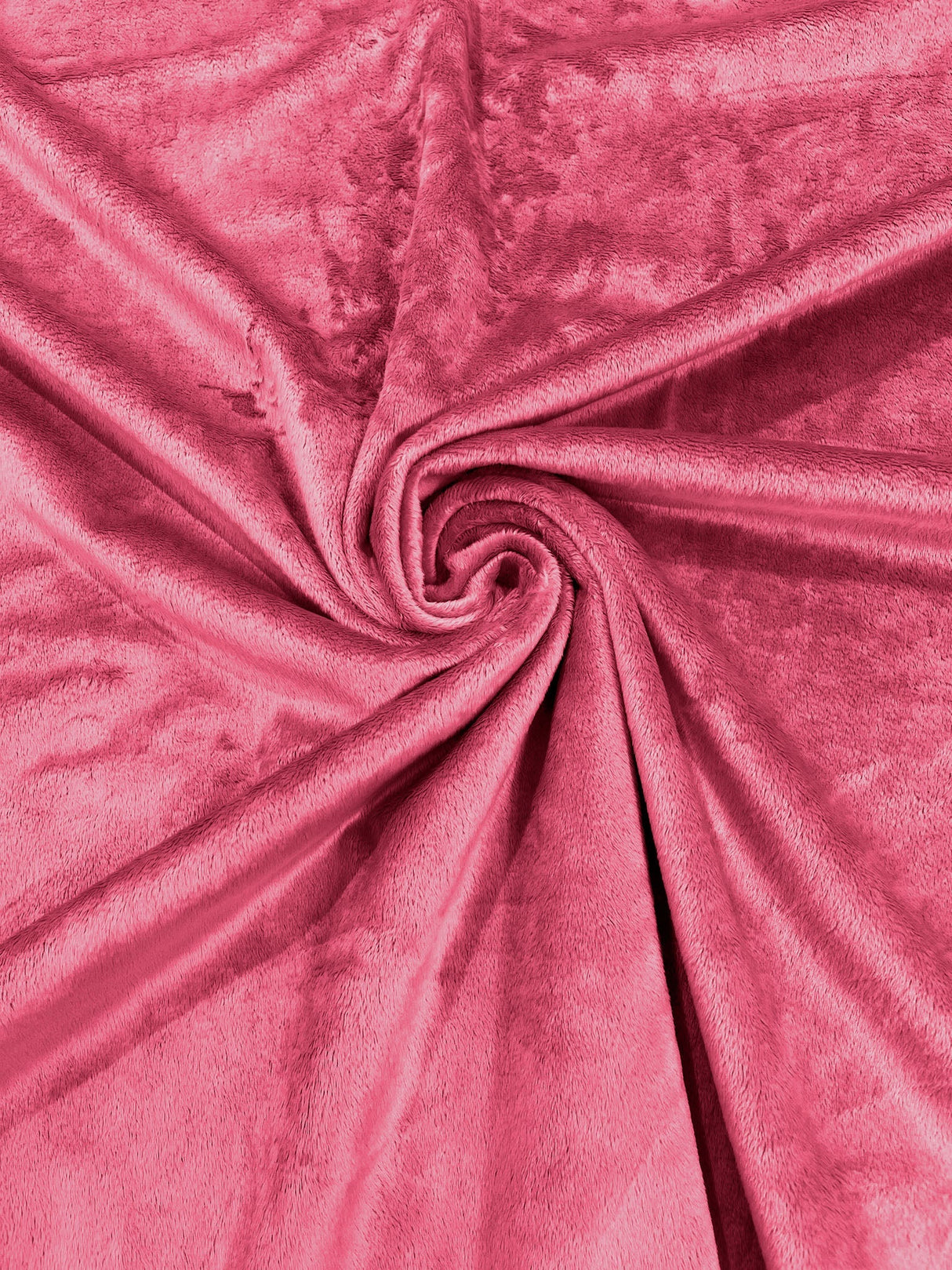 Solid Minky Polyester Fabric - Solid, 58" Width (1 Yard)