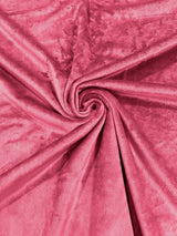Solid Minky Polyester Fabric - Solid, 58" Width (1 Yard)