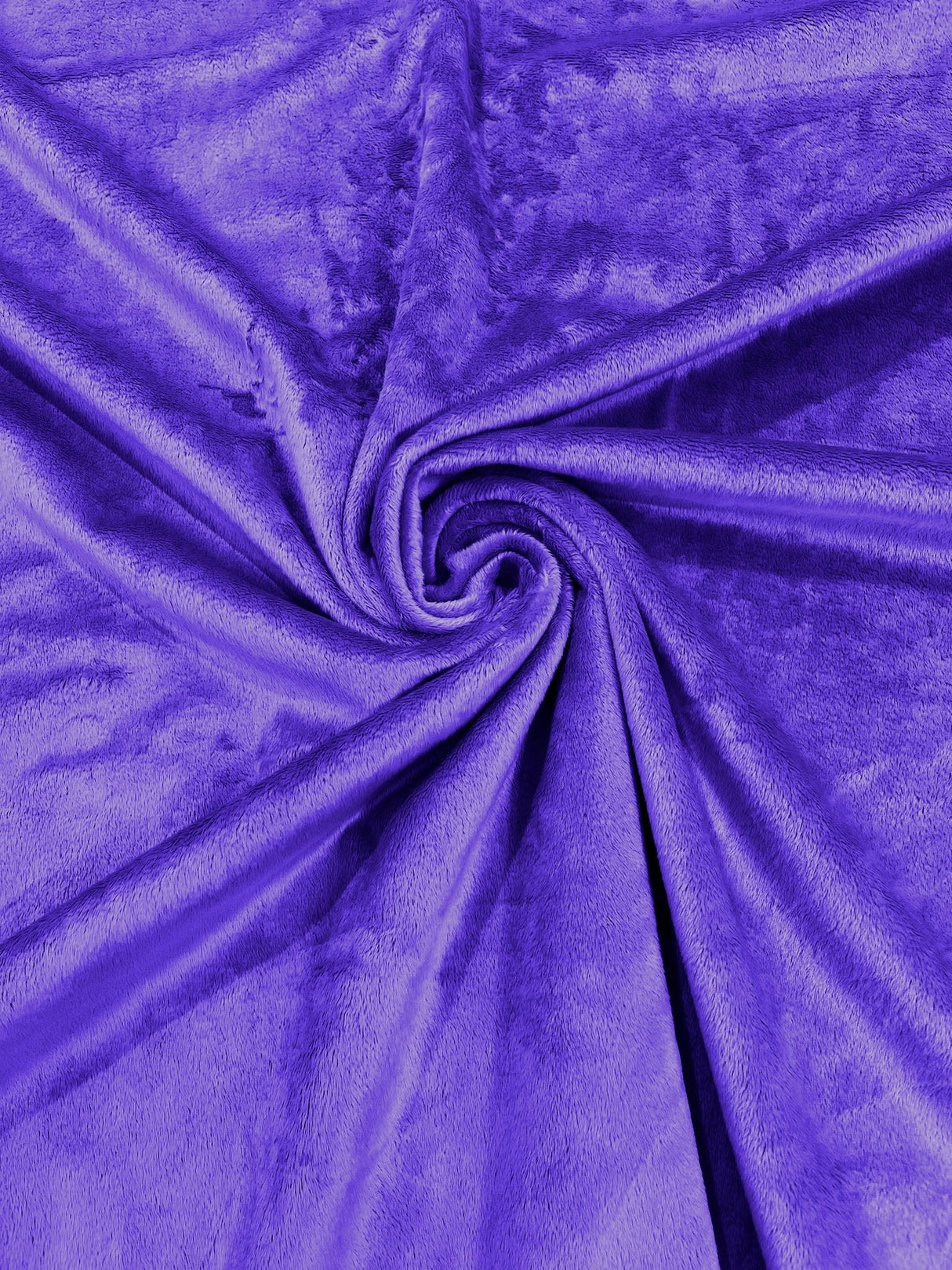 Solid Minky Polyester Fabric - Solid, 58" Width (1 Yard)