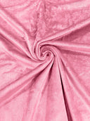Solid Minky Polyester Fabric - Solid, 58" Width (1 Yard)