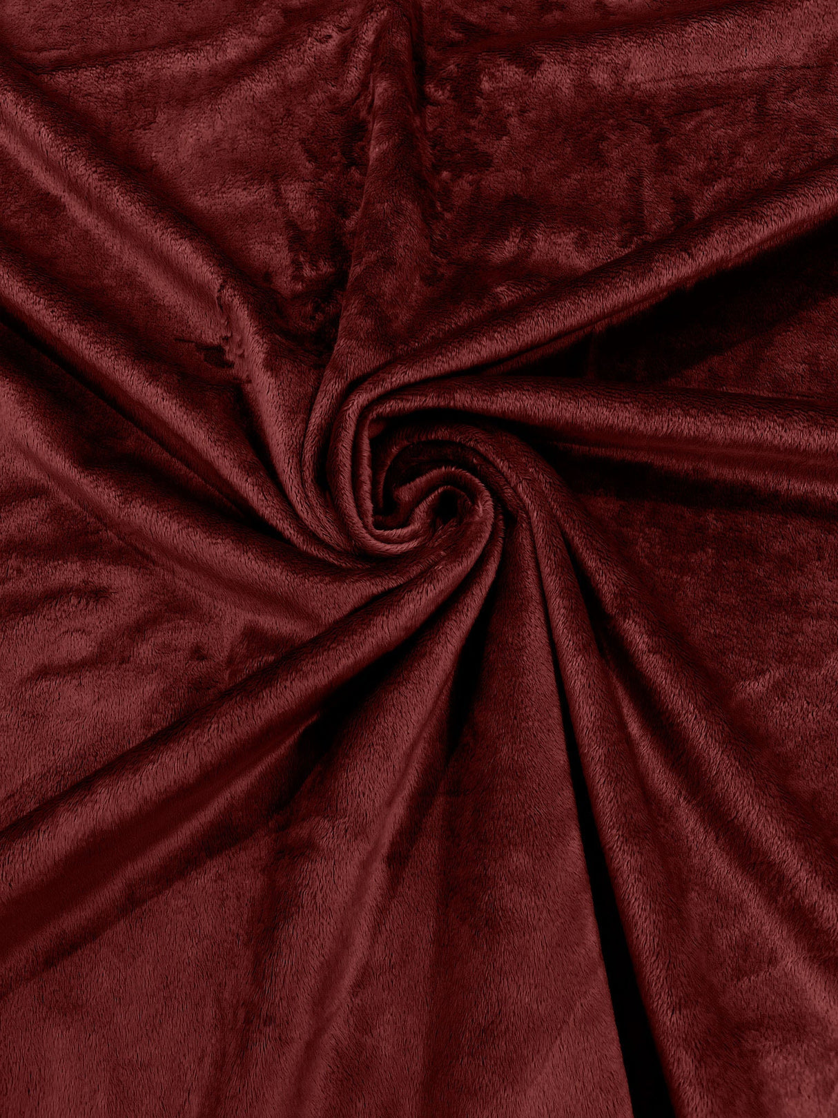 Solid Minky Polyester Fabric - Solid, 58" Width (1 Yard)