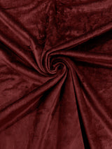 Solid Minky Polyester Fabric - Solid, 58" Width (1 Yard)