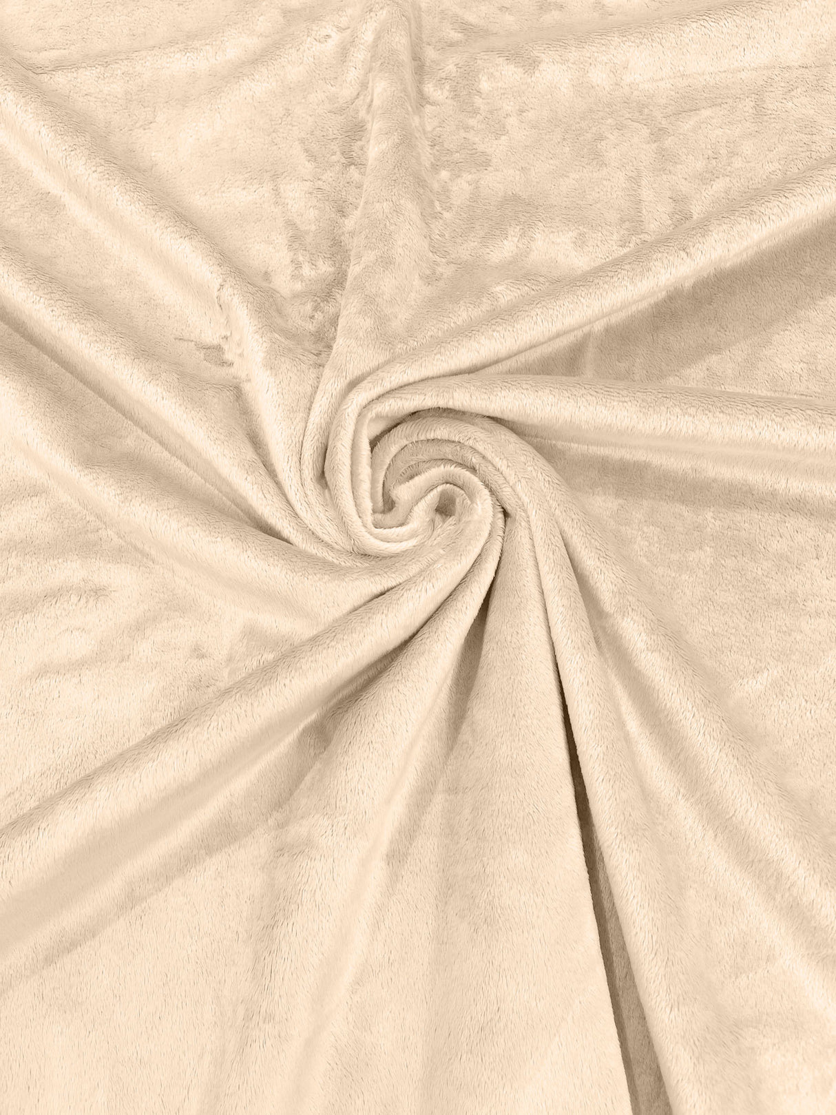 Solid Minky Polyester Fabric - Solid, 58" Width (1 Yard)
