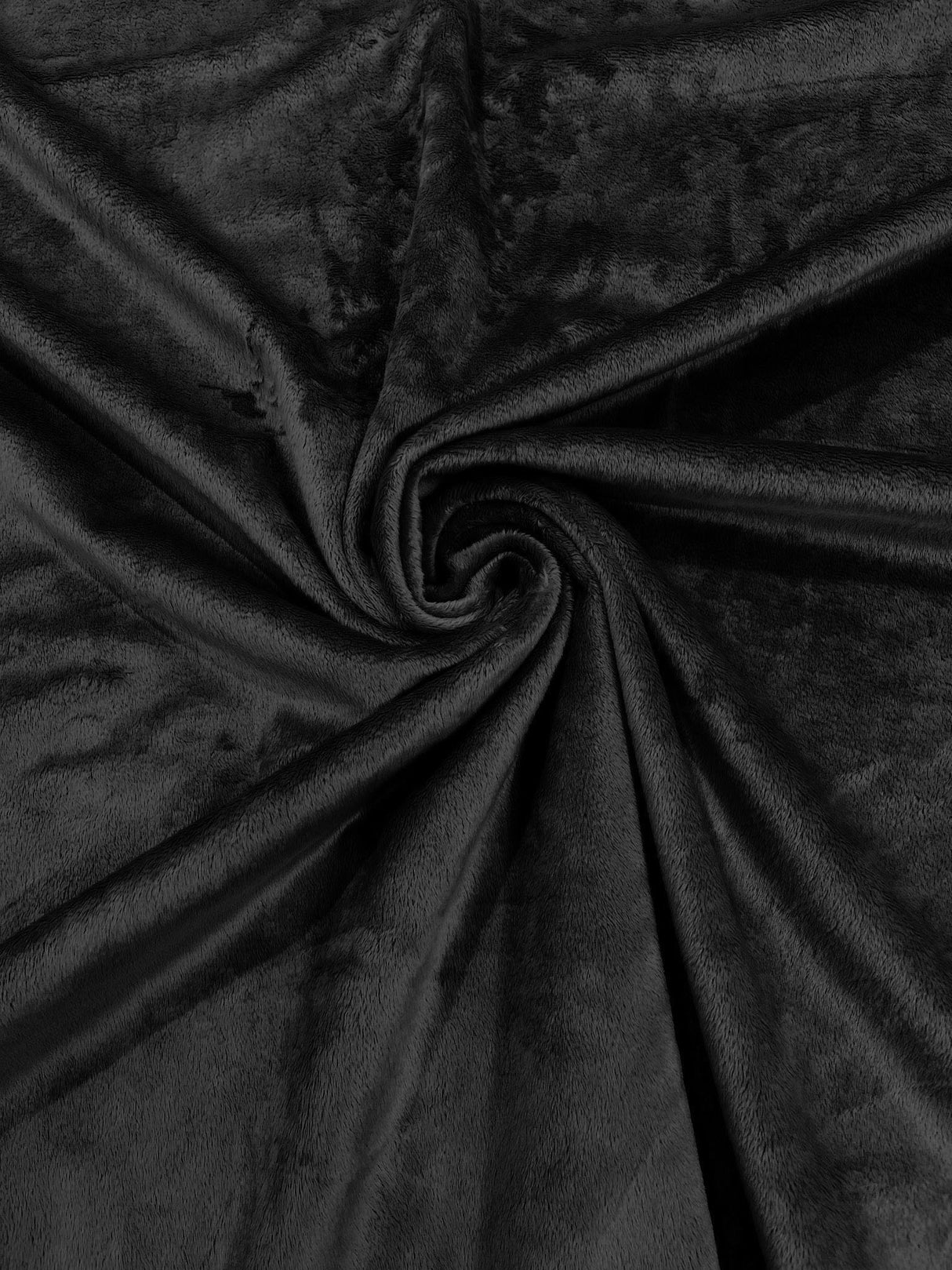Solid Minky Polyester Fabric - Solid, 58" Width (1 Yard)