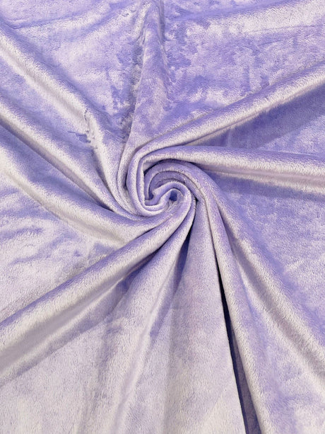 Solid Minky Polyester Fabric - Solid, 58" Width (1 Yard)