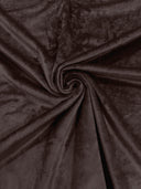 Solid Minky Polyester Fabric - Solid, 58" Width (1 Yard)