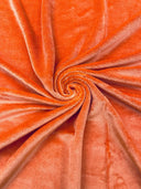 Solid Minky Polyester Fabric - Solid, 58" Width (1 Yard)