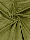 Solid Minky Polyester Fabric - Solid, 58" Width (1 Yard)