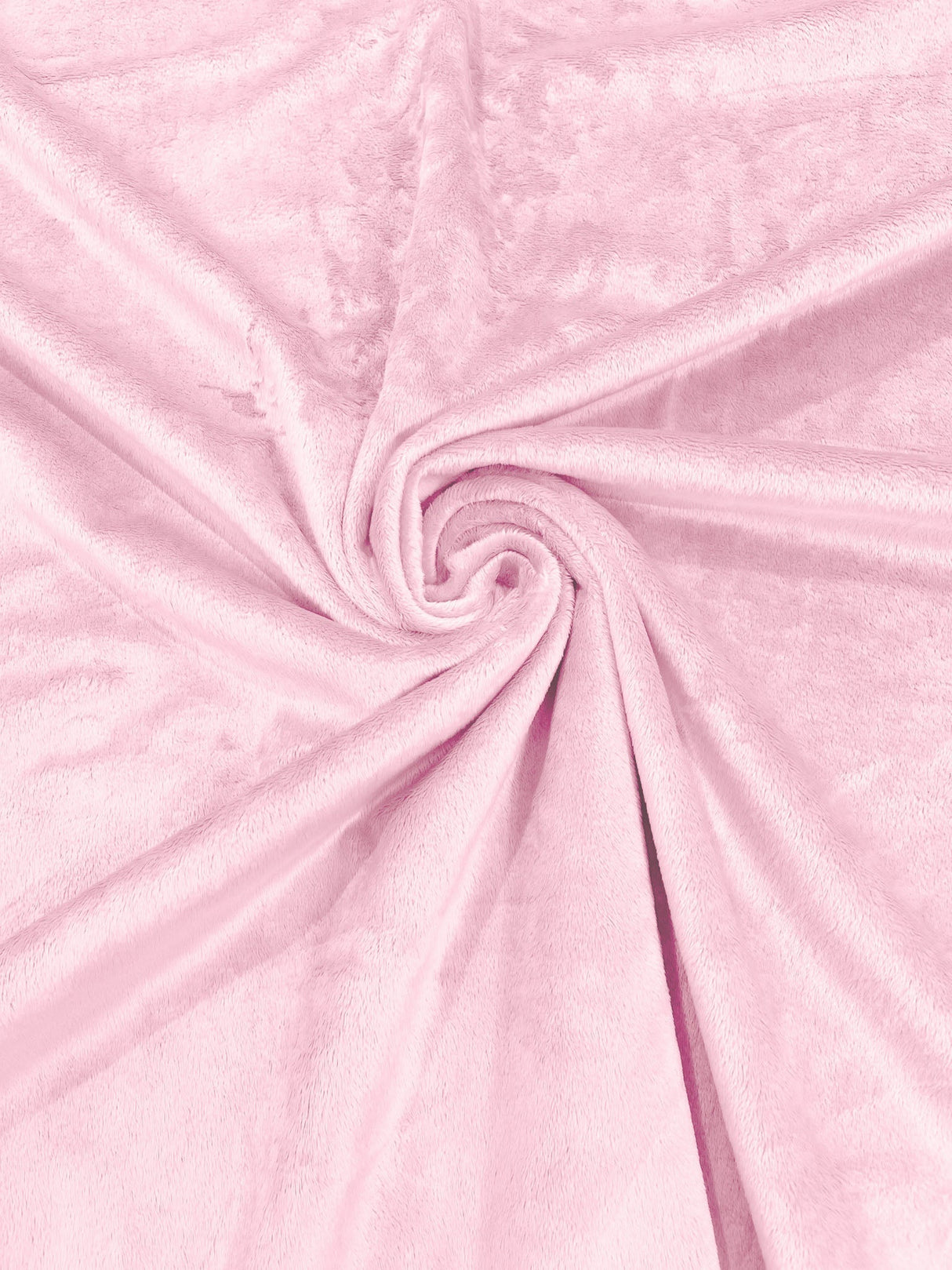 Solid Minky Polyester Fabric - Solid, 58" Width (1 Yard)