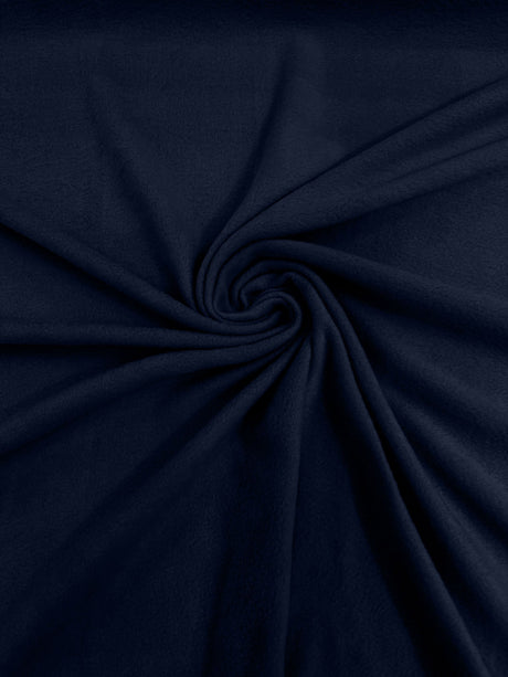 Solid Polar Fleece Polyester Fabric - Solid, 58/60" Width, 195 GSM (1 Yard)