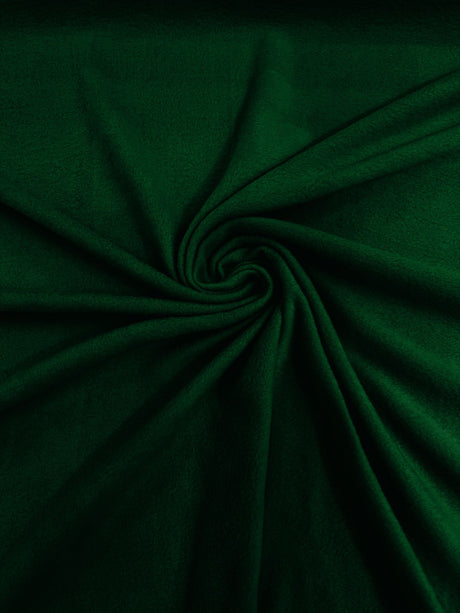 Solid Polar Fleece Polyester Fabric - Solid, 58/60" Width, 195 GSM (1 Yard)