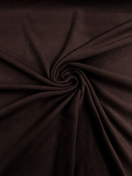 Solid Polar Fleece Polyester Fabric - Solid, 58/60" Width, 195 GSM (1 Yard)