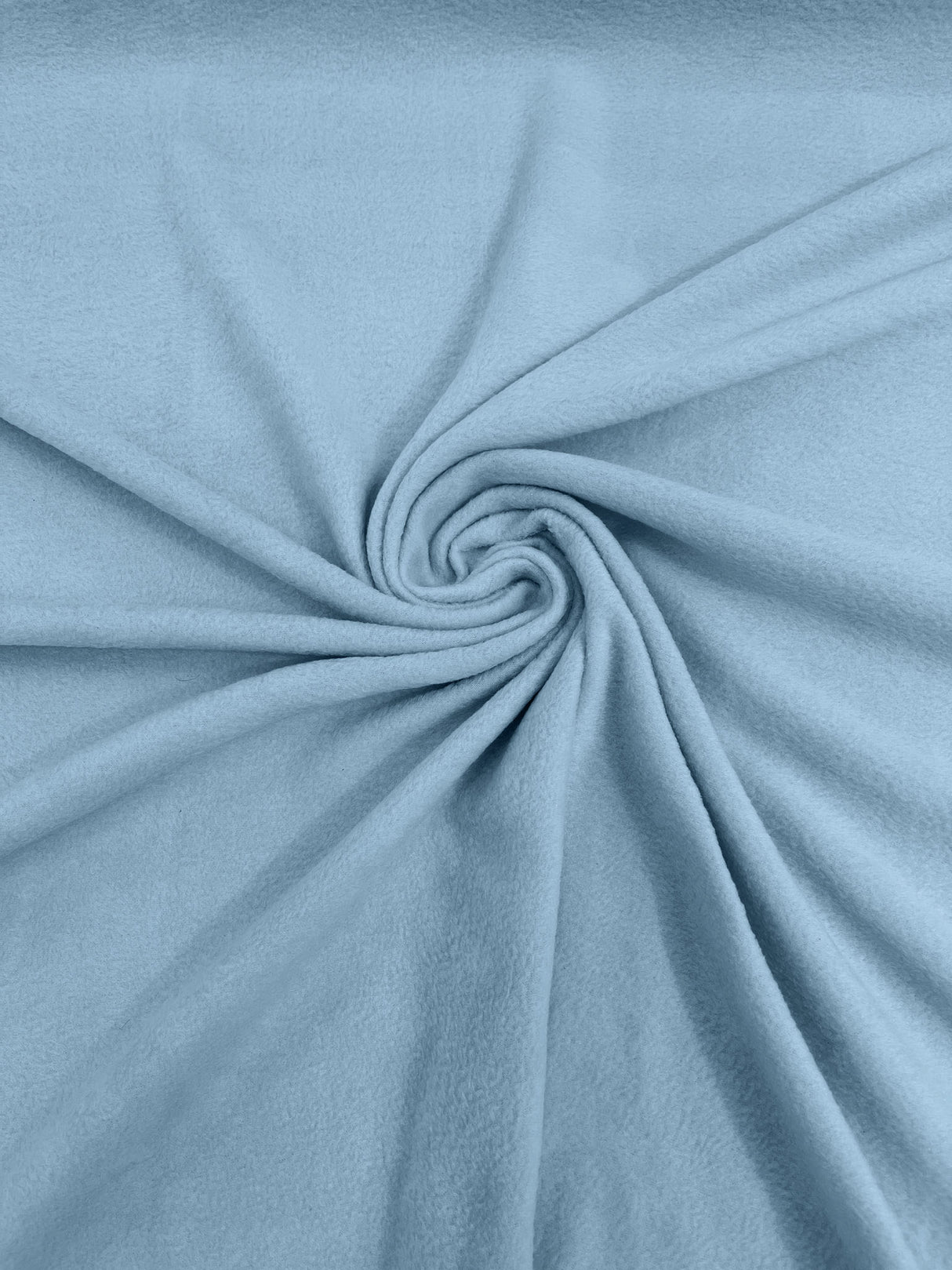 Solid Polar Fleece Polyester Fabric - Solid, 58/60" Width, 195 GSM (1 Yard)