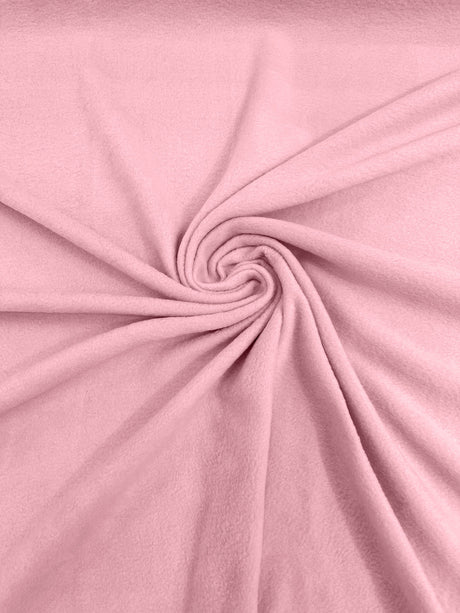 Solid Polar Fleece Polyester Fabric - Solid, 58/60" Width, 195 GSM (1 Yard)