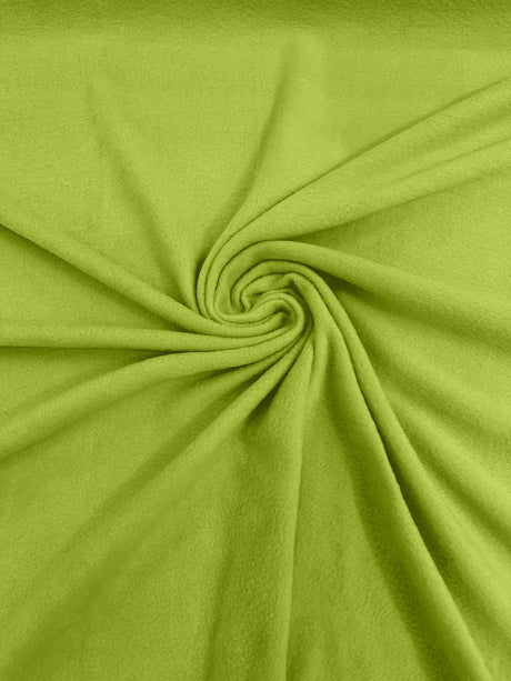 Solid Polar Fleece Polyester Fabric - Solid, 58/60" Width, 195 GSM (1 Yard)