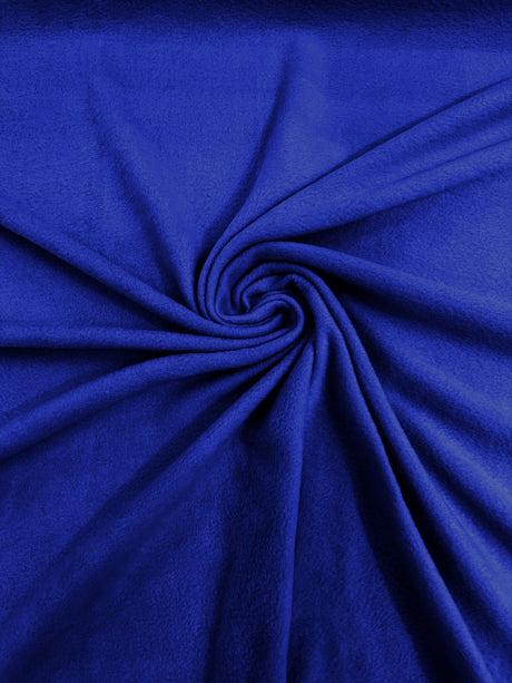 Solid Polar Fleece Polyester Fabric - Solid, 58/60" Width, 195 GSM (1 Yard)