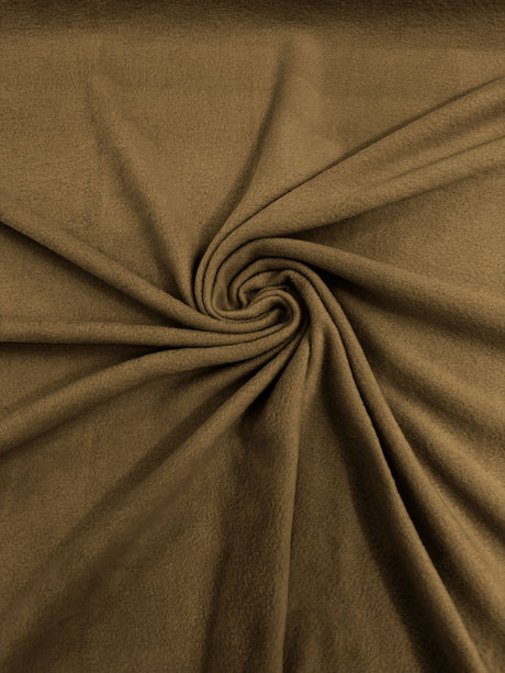 Solid Polar Fleece Polyester Fabric - Solid, 58/60" Width, 195 GSM (1 Yard)