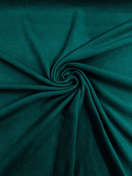 Solid Polar Fleece Polyester Fabric - Solid, 58/60" Width, 195 GSM (1 Yard)