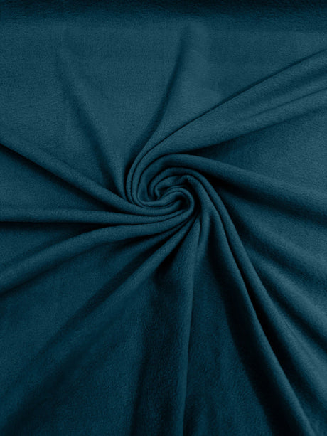Solid Polar Fleece Polyester Fabric - Solid, 58/60" Width, 195 GSM (1 Yard)