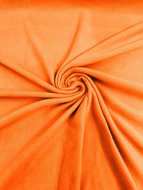 Solid Polar Fleece Polyester Fabric - Solid, 58/60" Width, 195 GSM (1 Yard)