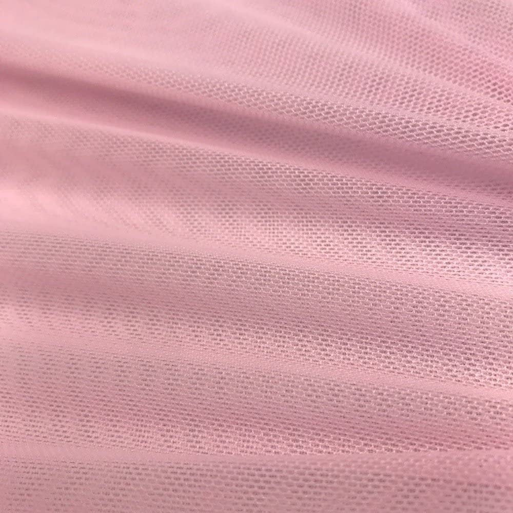 Solid Power Mesh Nylon Spandex Fabric - Solid, 58" Width (1 Yard)
