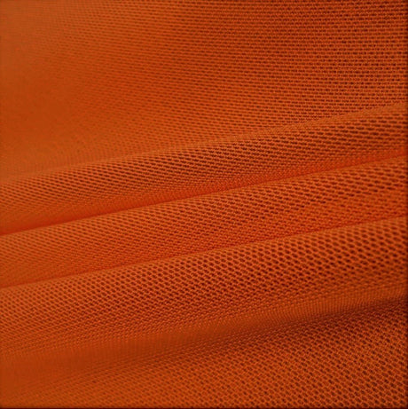 Solid Power Mesh Nylon Spandex Fabric - Solid, 58" Width (1 Yard)