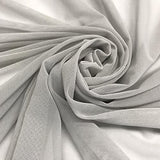 Solid Power Mesh Nylon Spandex Fabric - Solid, 58" Width (1 Yard)