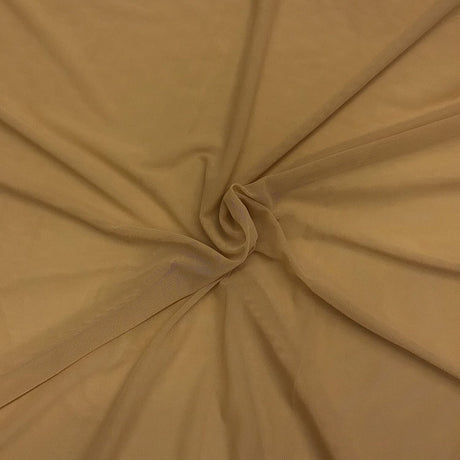 Solid Power Mesh Nylon Spandex Fabric - Solid, 58" Width (1 Yard)