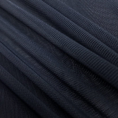 Solid Power Mesh Nylon Spandex Fabric - Solid, 58" Width (1 Yard)