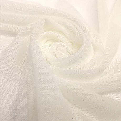 Solid Power Mesh Nylon Spandex Fabric - Solid, 58" Width (1 Yard)