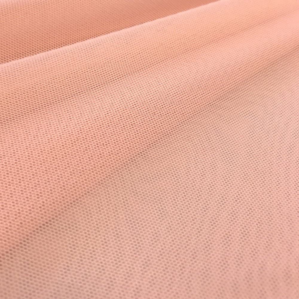 Solid Power Mesh Nylon Spandex Fabric - Solid, 58" Width (1 Yard)