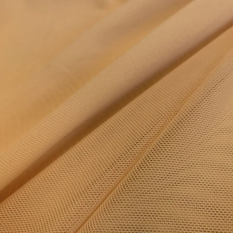 Solid Power Mesh Nylon Spandex Fabric - Solid, 58" Width (1 Yard)