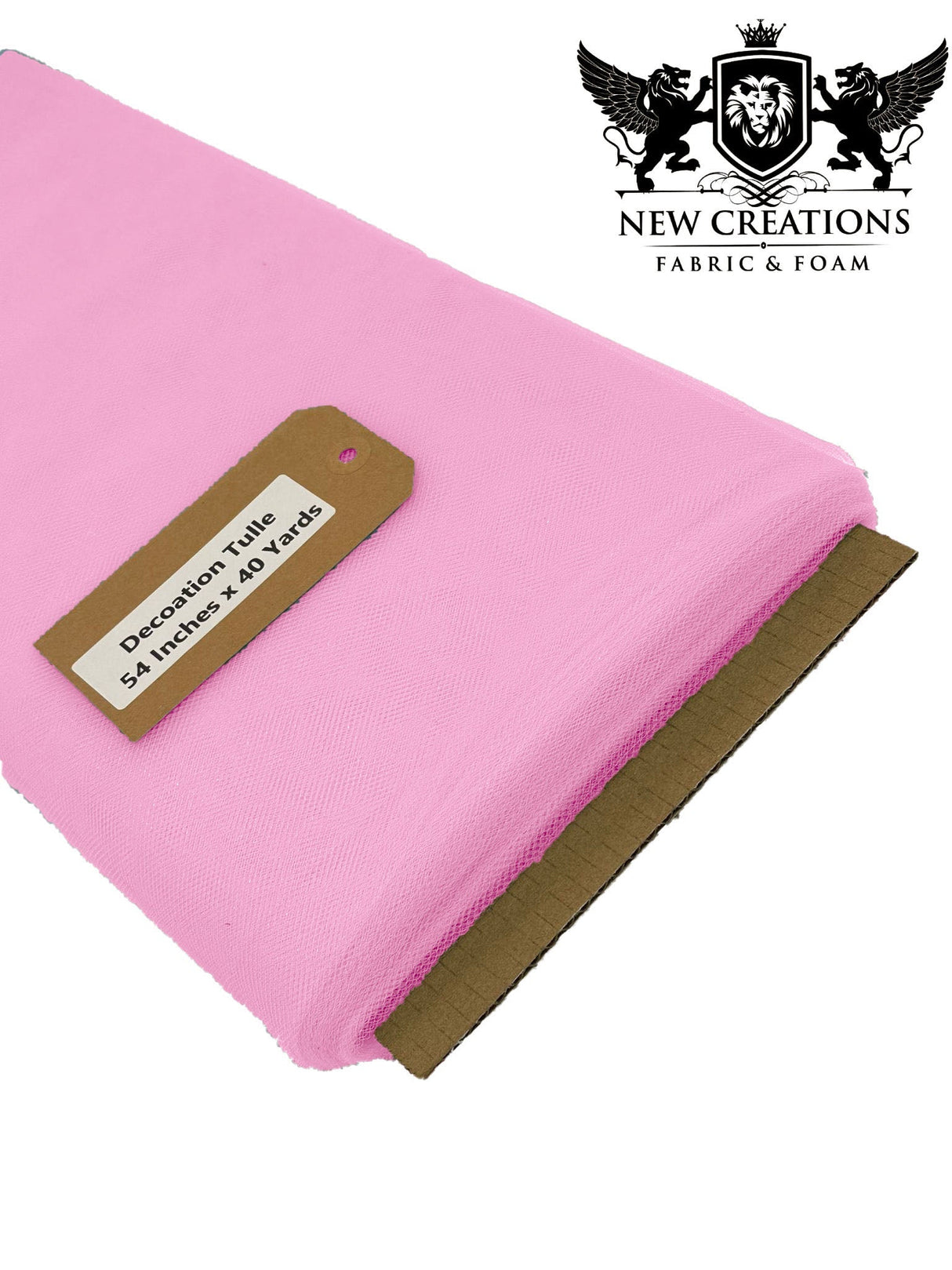Solid Tulle Polyester Fabric - Sheer Solid, 54" Width (40 Yards)