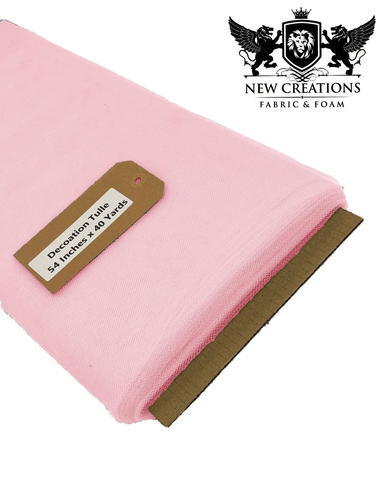 Solid Tulle Polyester Fabric - Sheer Solid, 54" Width (40 Yards)