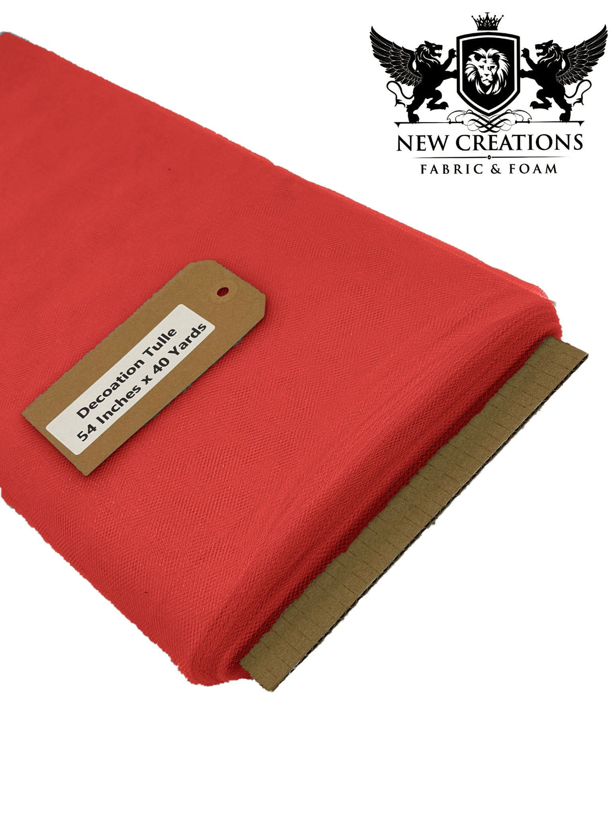 Solid Tulle Polyester Fabric - Sheer Solid, 54" Width (40 Yards)