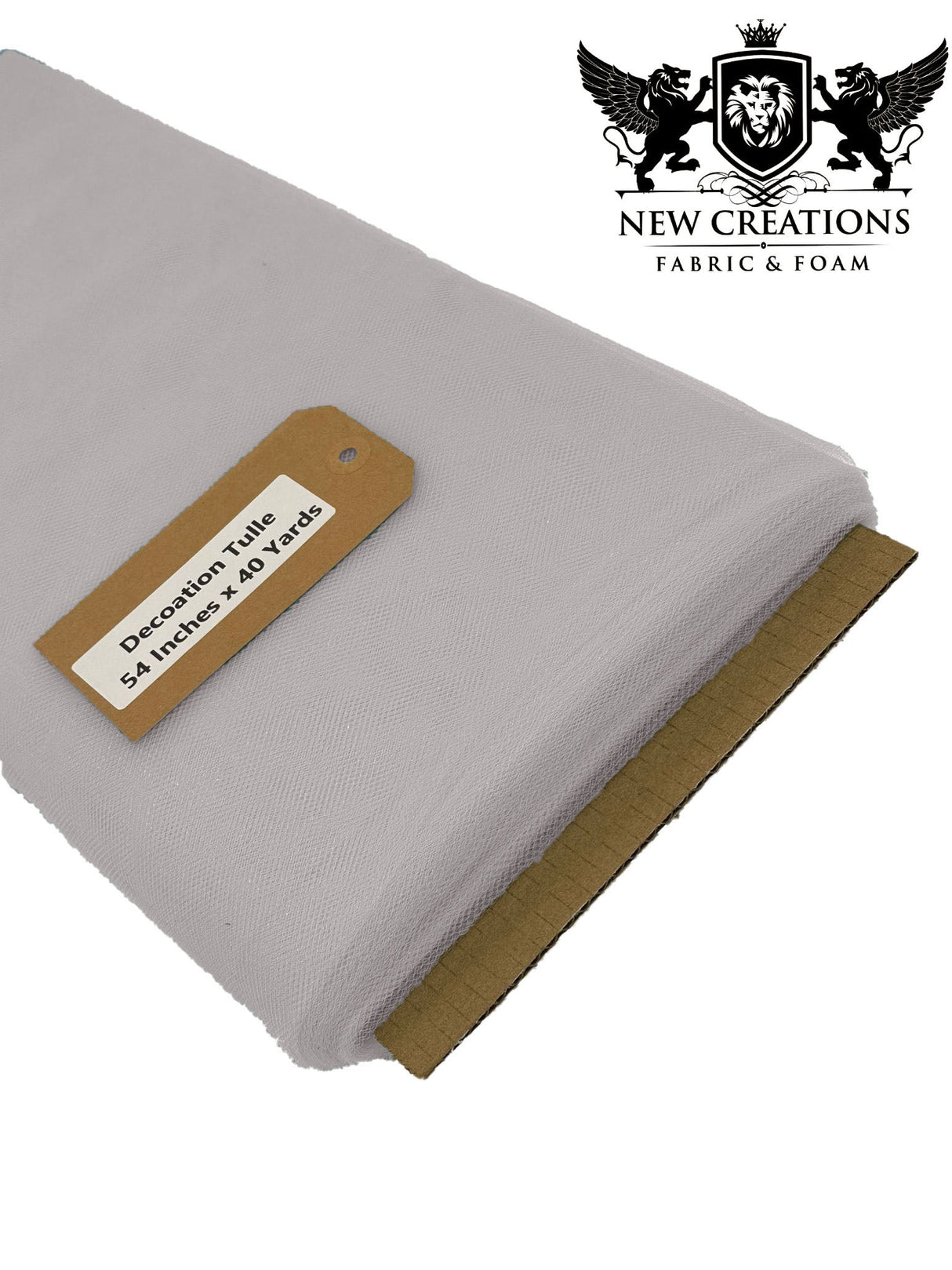 Solid Tulle Polyester Fabric - Sheer Solid, 54" Width (40 Yards)