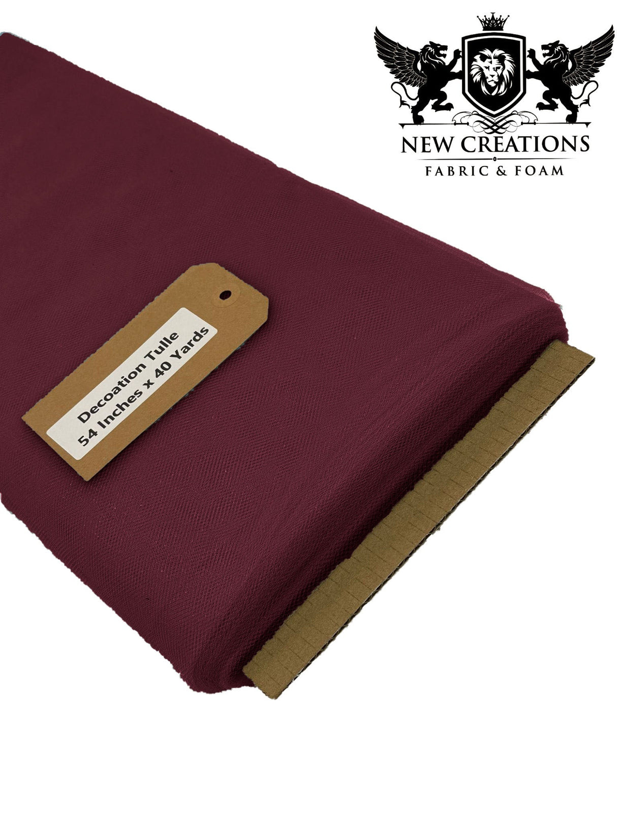 Solid Tulle Polyester Fabric - Sheer Solid, 54" Width (40 Yards)