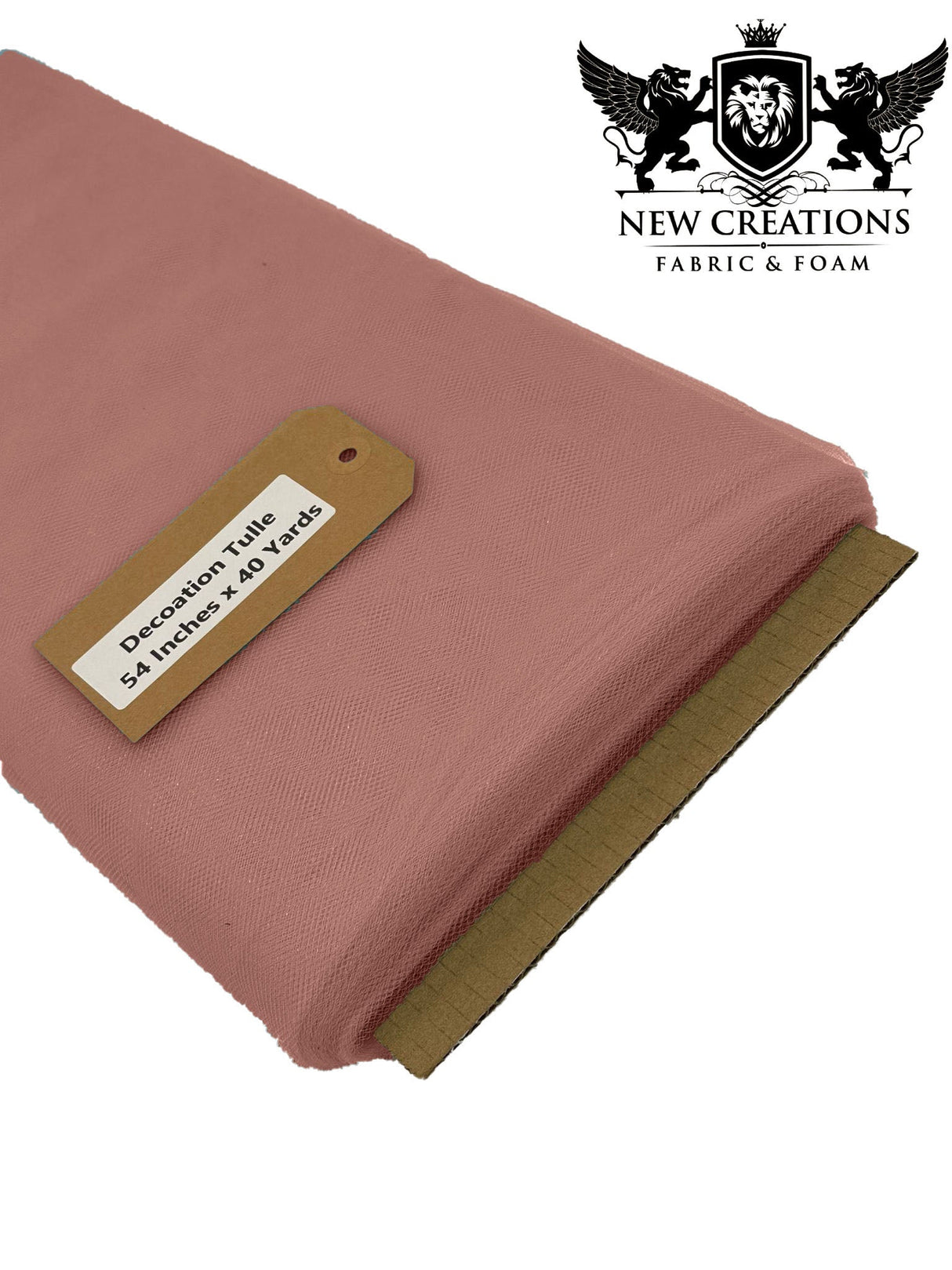 Solid Tulle Polyester Fabric - Sheer Solid, 54" Width (40 Yards)