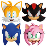 Sonic The Hedgehog Paper Masks 8 Pack
