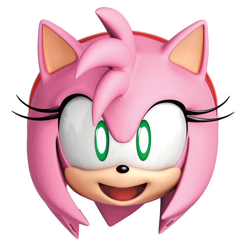Sonic The Hedgehog Paper Masks 8 Pack