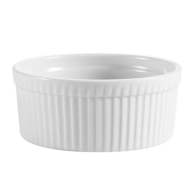 Fluted Souffle Bowl, 64 oz., 7.5" Diameter - Case of 12